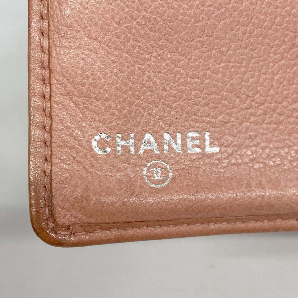 CHANEL Pink Leather Wallet - Picture 4 of 11